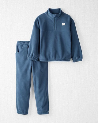 Kid Microfleece Set Made with Recycled Materials