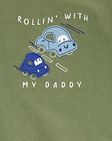 Baby 'Rollin' With My Daddy' Collectible Bodysuit