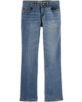 Kid Medium Blue Wash Boot-Cut Jeans