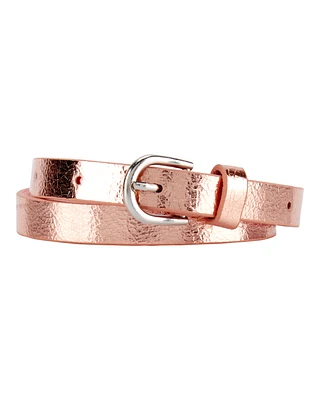 Rose Gold Metallic Belt