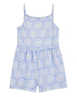 Kid Geo Print Tank Romper