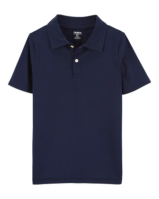 Kid Active Polo Moisture Wicking BeCool™ Fabric