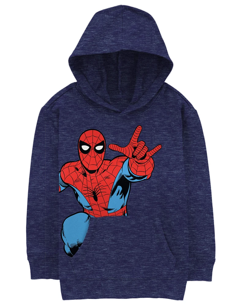 Kid Spider-Man Pullover Hoodie