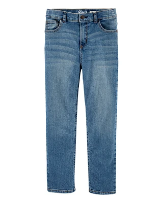 Kid Medium Blue Wash Straight-Leg Jeans