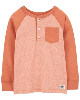 Kid Pocket Henley