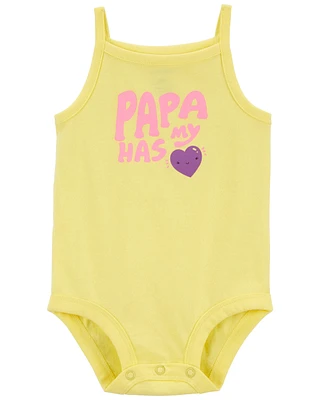 Baby 'Papa' Sleeveless Bodysuit