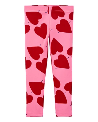 Toddler Valentine's Day Heart Leggings