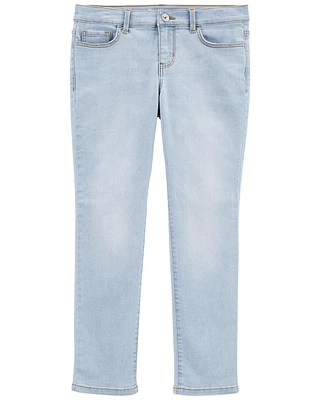 Kid Blue Ice Wash Plus-Fit Skinny-Leg Jeans