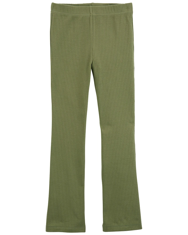 Kid Ribbed Flare Pants