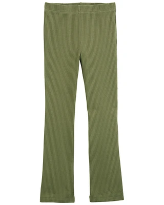 Kid Ribbed Flare Pants