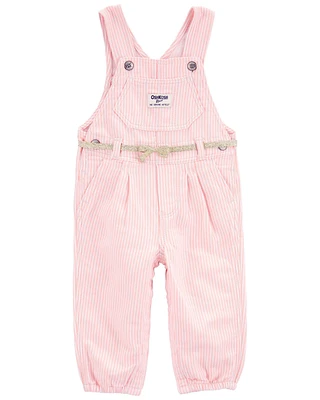 Baby Hickory Stripe Overalls