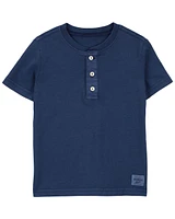 Toddler Short-Sleeve Henley Tee