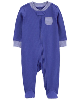 Baby Striped 2-Way Zip Sleep & Play