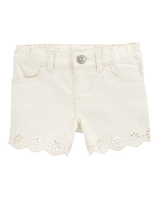 Toddler Iconic Eyelet Short