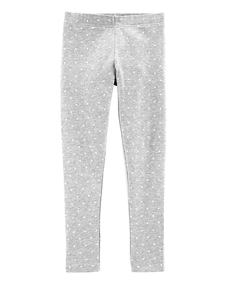 Kid Polka Dot Stretch Leggings