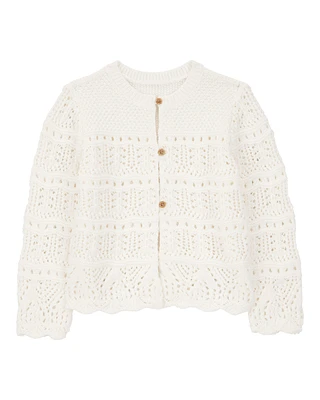 Toddler Pointelle Sweater