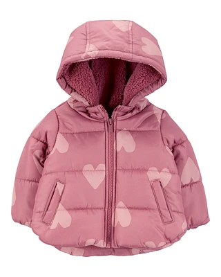 Baby Heart Puffer Jacket