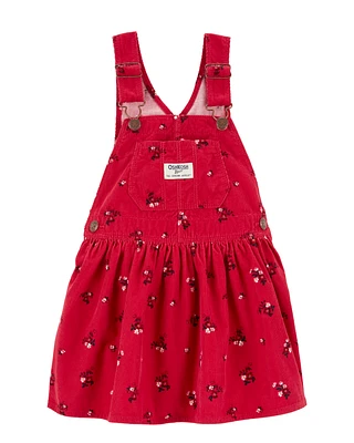 Toddler Floral Print Jumper Dress