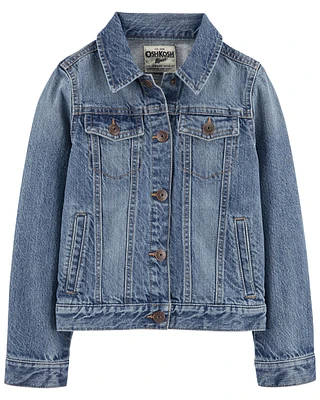 Kid Denim Jacket - Medium Wash