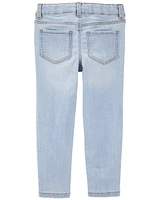 Toddler Blue Ice Wash Skinny-Leg Jeans