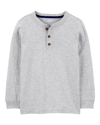 Kid Long-Sleeve Henley Tee