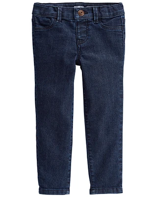 Baby Dark Blue Wash Skinny-Leg Jeans