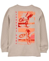 Kid BMX Bike Thermal Graphic Tee