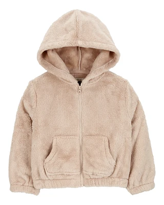 Toddler Velour Zip-Up Jacket