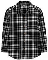 Kid Plaid Button-Down Shirt