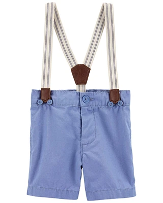 Baby Suspender Shorts