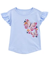 Baby 2-Piece Butterfly Flutter Tee & Leggings Set