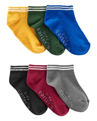 Toddler 6-Pack No-Show Socks