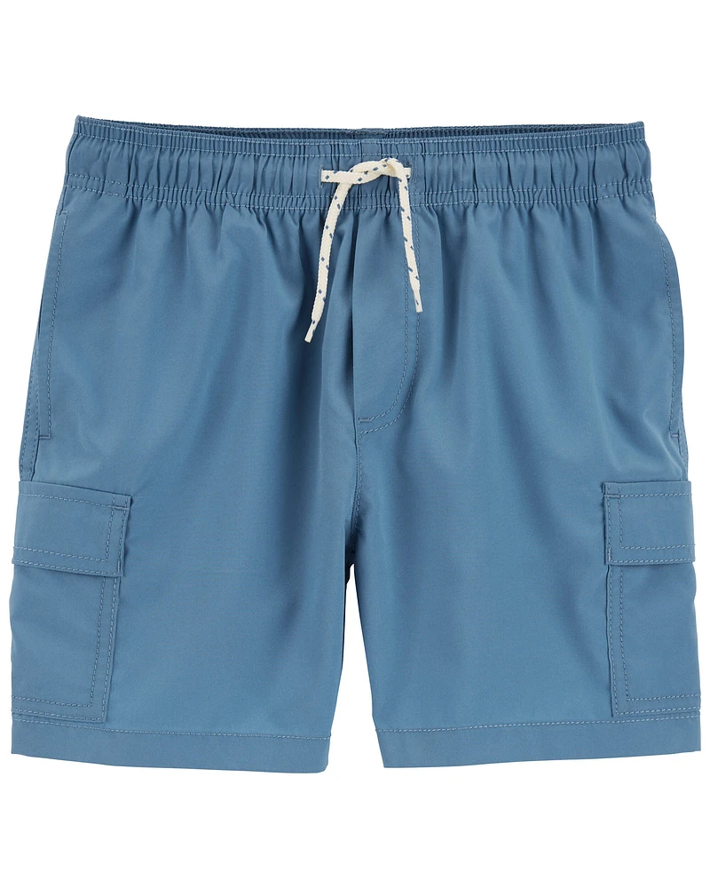 Kid Drawstring Cargo Shorts