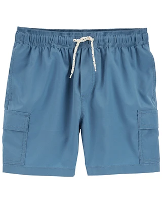 Kid Drawstring Cargo Shorts