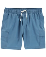 Kid Drawstring Cargo Shorts