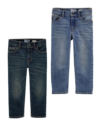 Toddler 2-Pack Straight-Leg Jeans Set