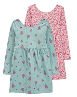 Kid 2-Pack Jersey Dresses