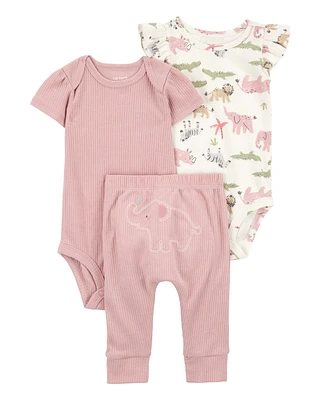 Baby 3-Piece Elephant Little Character Set