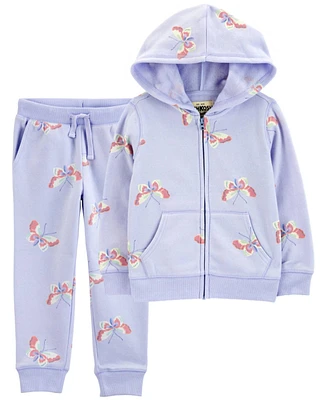 Baby 2-Piece Fleece Jacket & Joggers Set