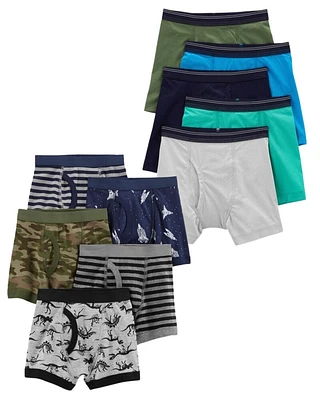 Kid 10-Pack Boxer Briefs Underwear