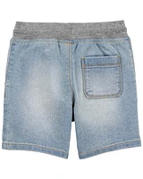 Baby Drawstring Denim Shorts