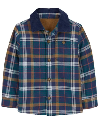 Toddler Plaid Shacket