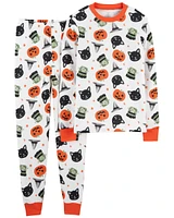 Adult 2-Piece Halloween 100% Snug Fit Cotton Pajamas