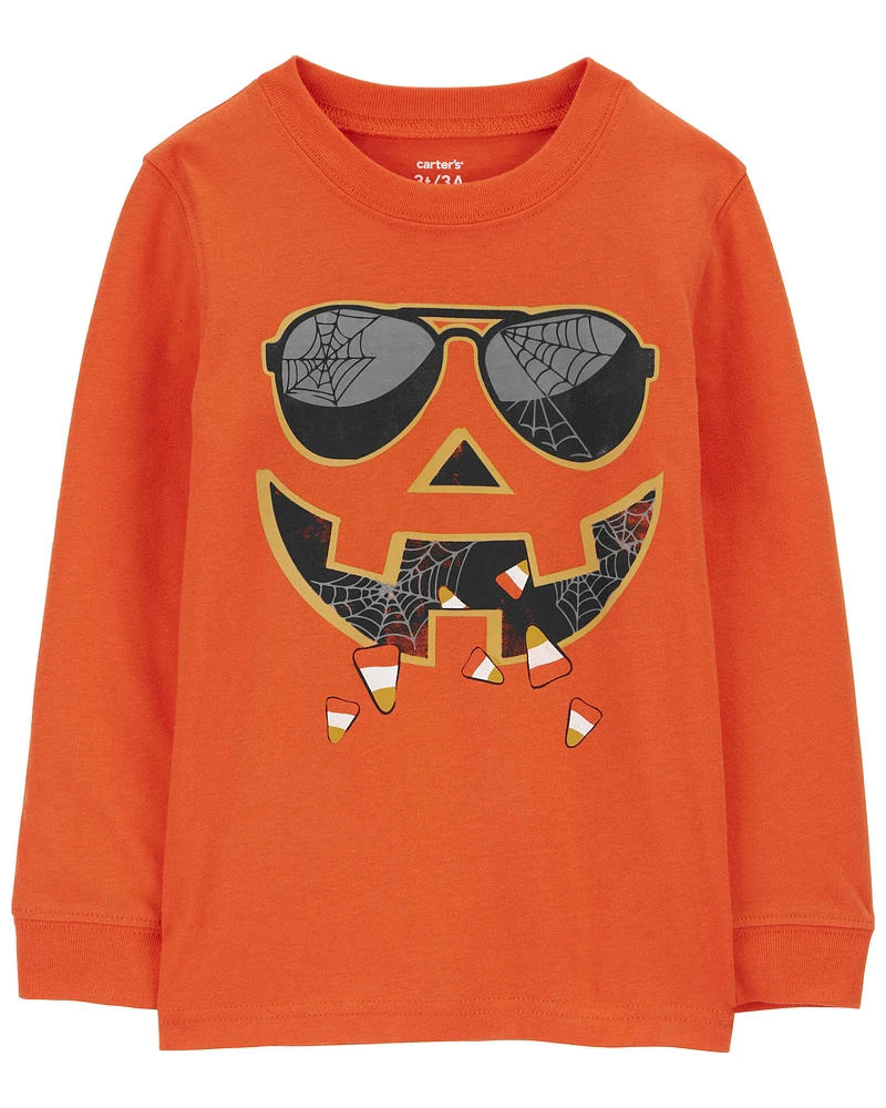 Baby Halloween Jack-O-Lantern Glow The Dark Graphic Tee