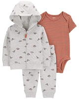 Baby 3-Piece Dinosaur Little Jacket Set