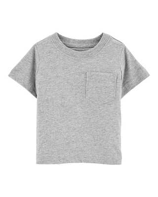 Baby Grey Pocket Tee