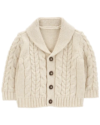 Baby Classic Cable Knit Cardigan