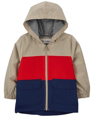 Toddler Colorblock Rain Jacket