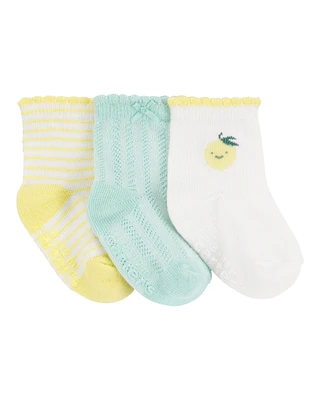 Baby Lemon 3-Pack Socks