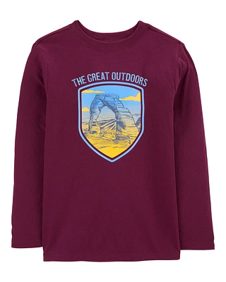 Kid The Great Outdoors Long-Sleeve Graphic Tee